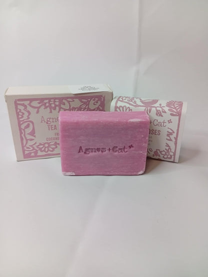 Håndlavet sæbe te og roser