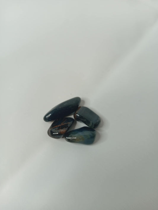 Mini blå tiger øje 1 stk