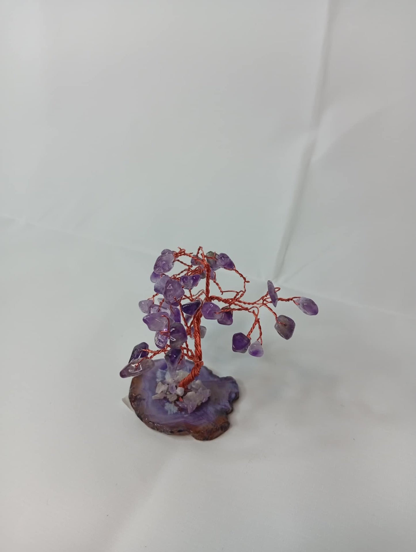Lille Krystal træ ametyst på agat 35 sten