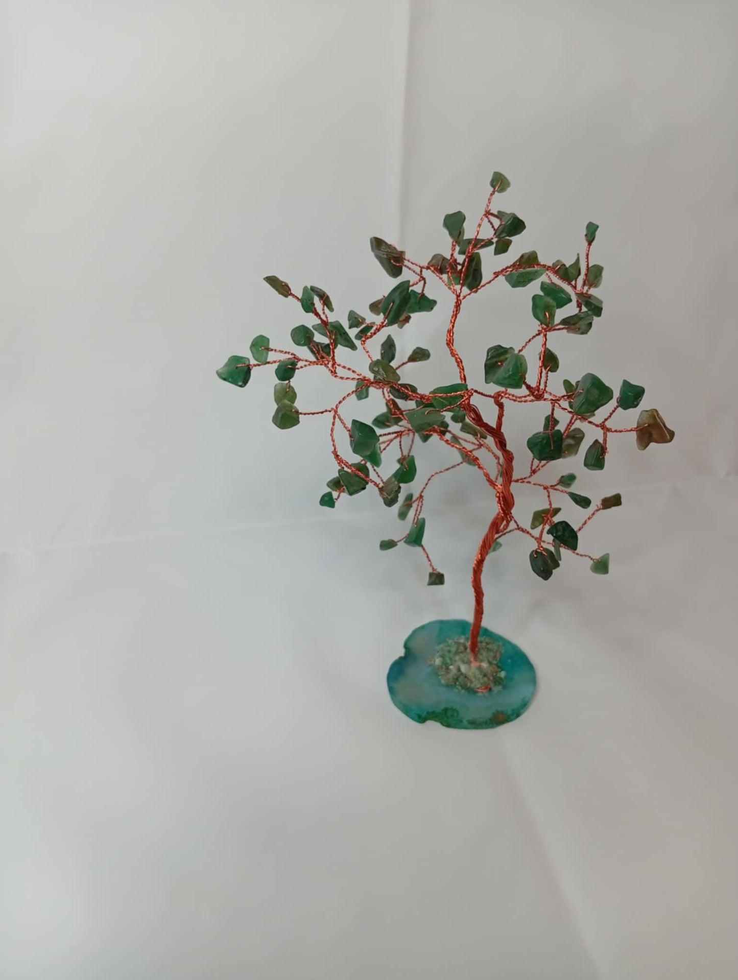 Krystal Træ Grøn aventurin på agat 100 sten