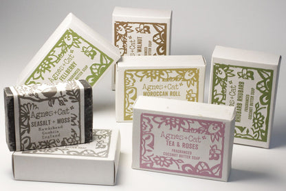 Håndlavet sæbe havsalt og mos