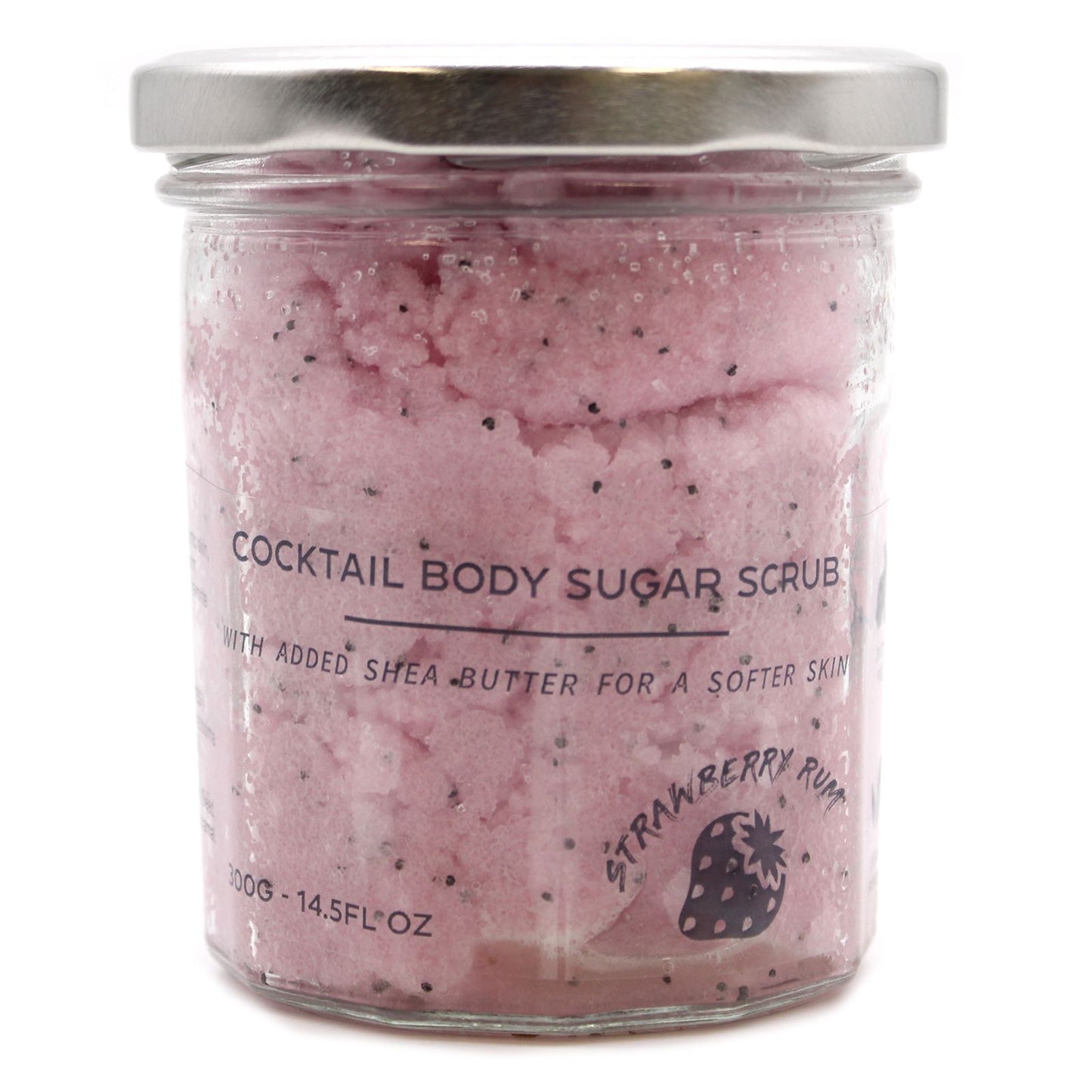 Cocktail Sugar Body Scrub – Strawberry Rum