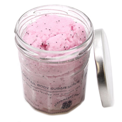 Cocktail Sugar Body Scrub – Strawberry Rum