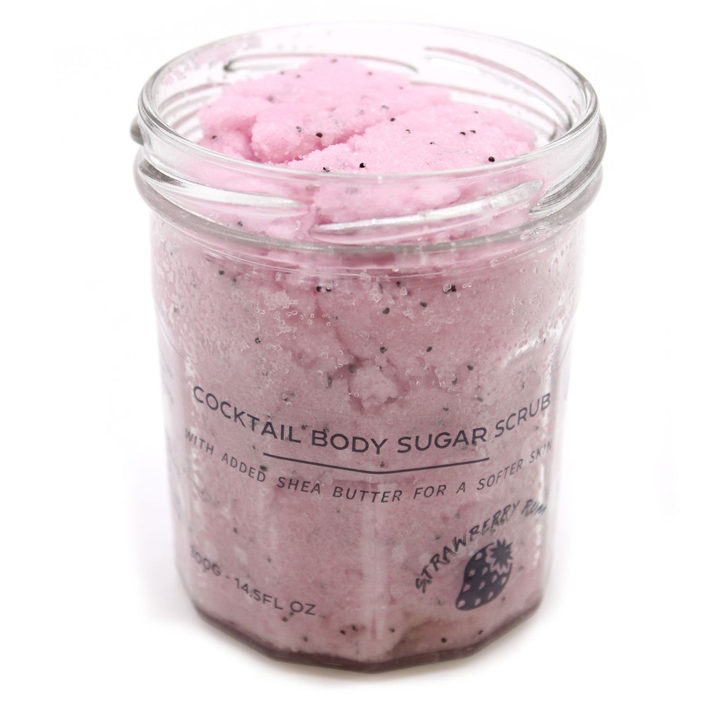 Cocktail Sugar Body Scrub – Strawberry Rum