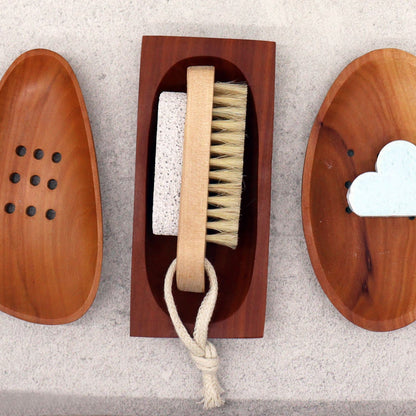 Klassisk Mahogni Sæbeskål