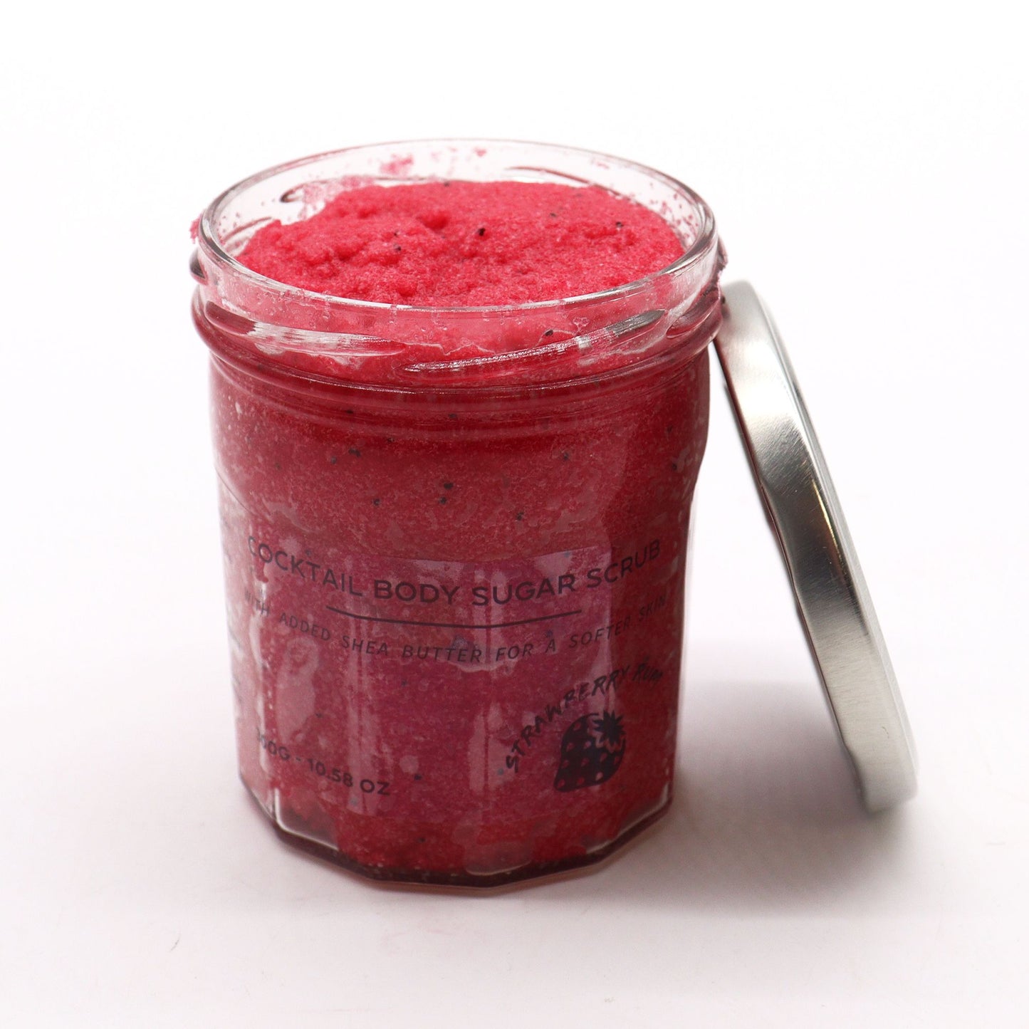 Cocktail Sugar Body Scrub – Strawberry Rum