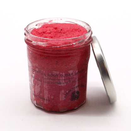Cocktail Sugar Body Scrub – Strawberry Rum