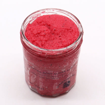Cocktail Sugar Body Scrub – Strawberry Rum
