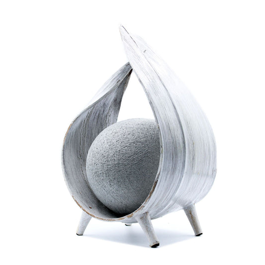 Kokosnødde lampe Hvid