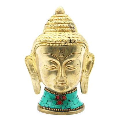 Buddha Figur lille hoved 5 cm