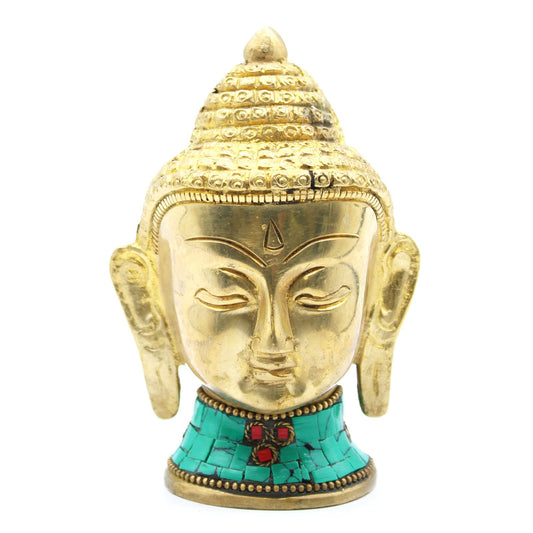 Buddha Figur lille hoved 5 cm