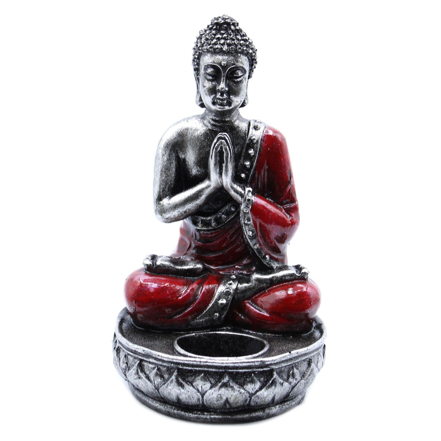 Buddha lysestage rød medium
