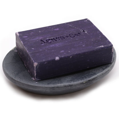 Grå Sæbeskål i Klassisk Oval