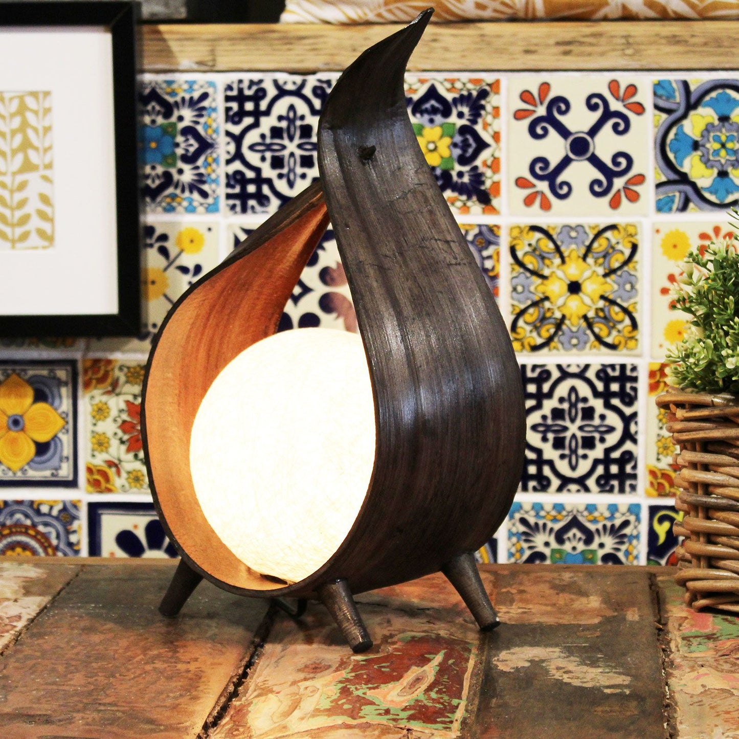 Kokosnødde lampe Chokolade