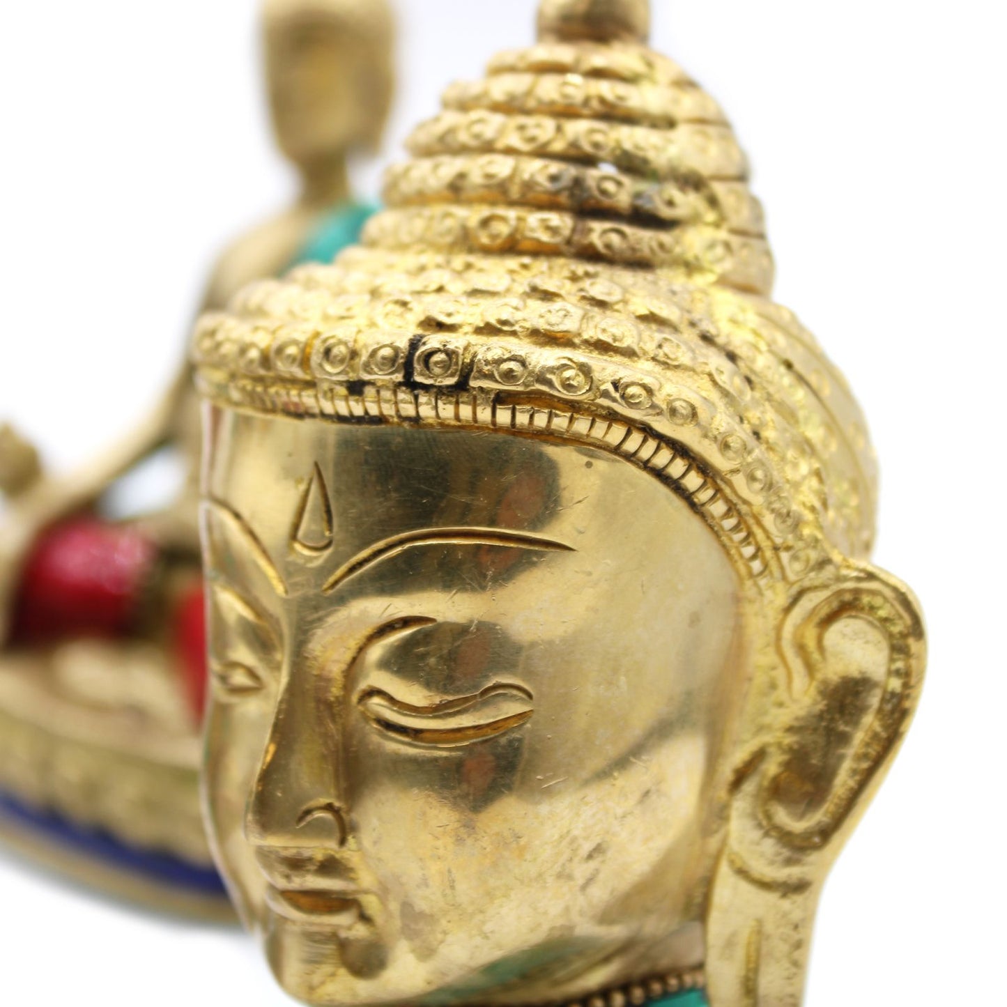 Buddha figur hoved 11.5 cm
