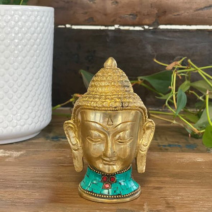 Buddha figur hoved 11.5 cm