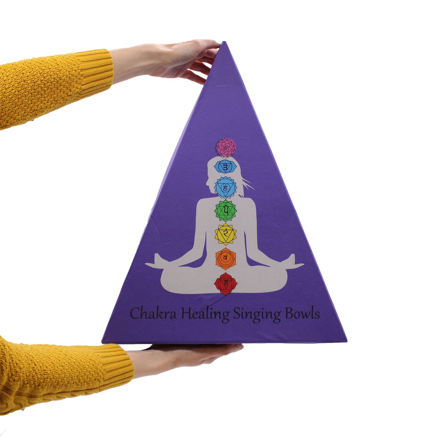 Chakra Pyramide spille skåle Gaveæske