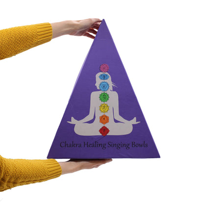 Chakra Pyramide spille skåle Gaveæske