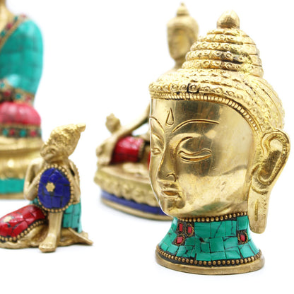 Buddha Figur hoved 8 cm