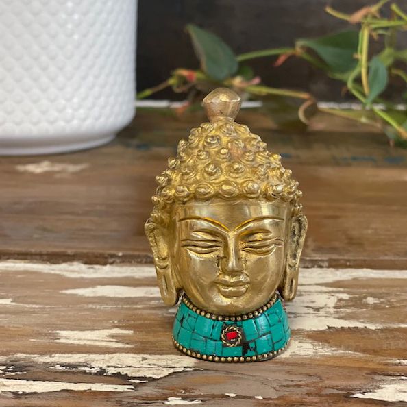 Buddha Figur hoved 8 cm