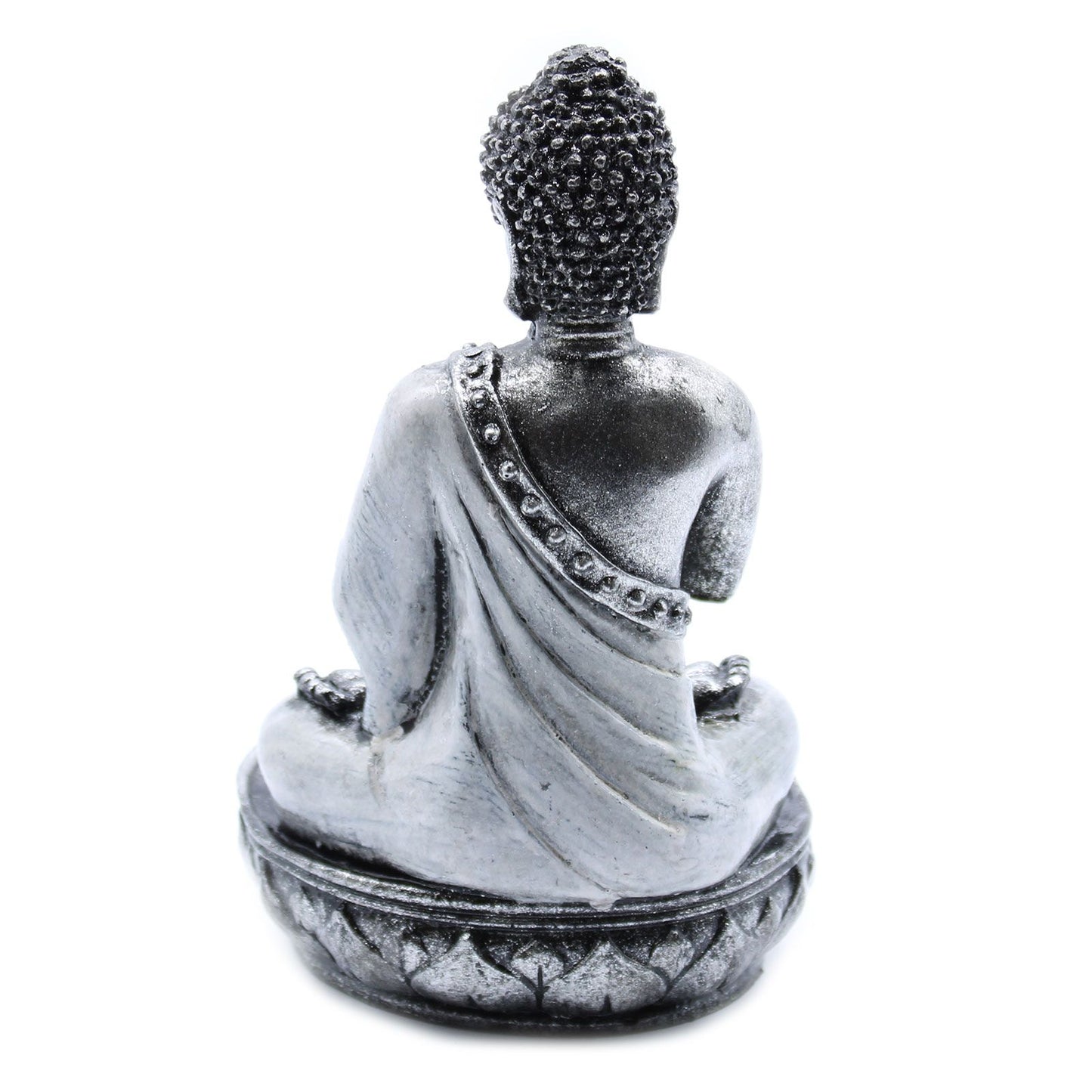 Buddha lysestage hvid mellem