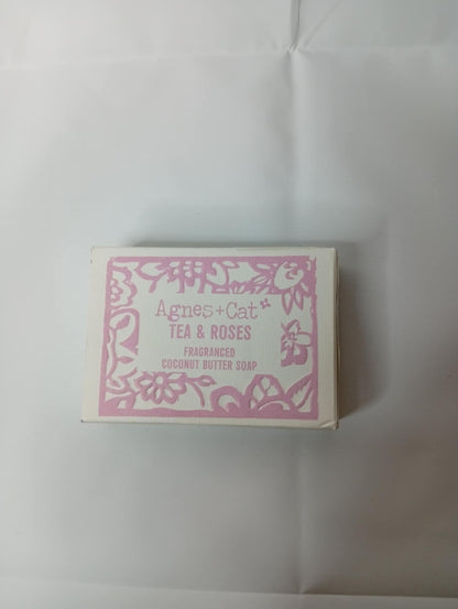 Håndlavet sæbe te og roser